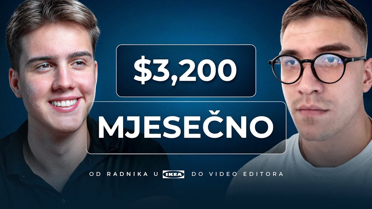 Od Minimalca U Ikei do 3200$ Mjesecno kao Video Editor
