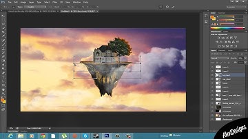 Floating Island - Speed Art