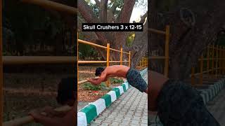 Calisthenics PUSH workout (Intermediate) #calisthenics #gym #fitness #youtubeshorts #youtube #viral
