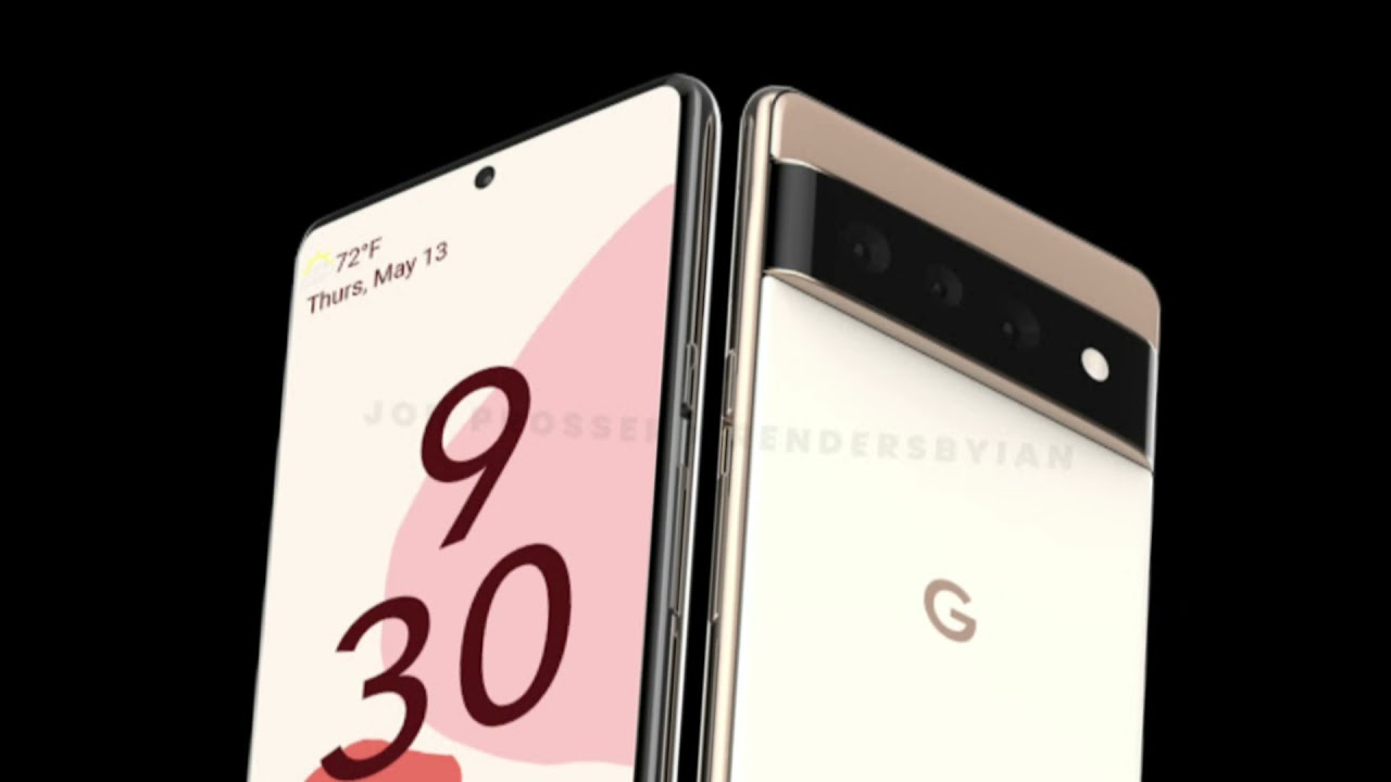 Google pixel 6 and 6 pro | leak Rander images.