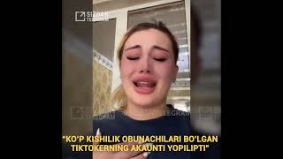 Fohisha Tiktok Yulduzi Niginaning Tiktok Sahifasi Umrbod Qulflandi.