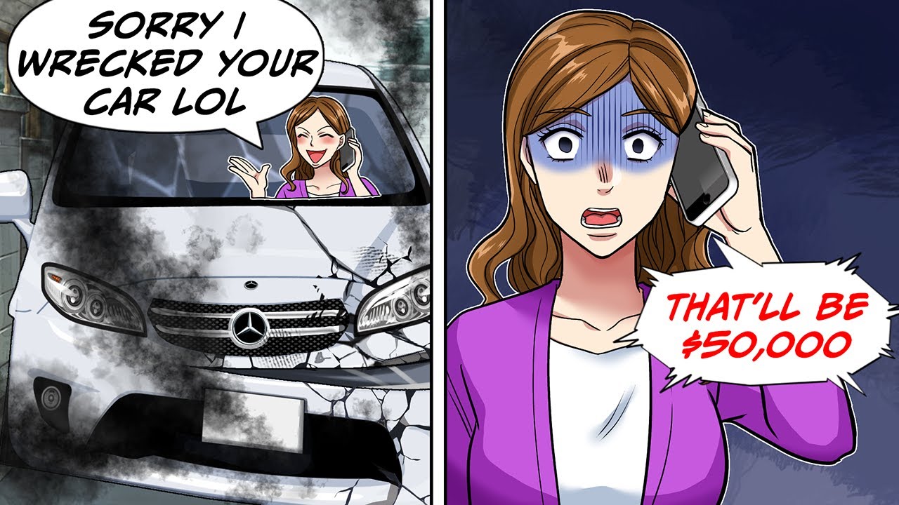 Selfish friend took my car without permission and crashed, and when I ...