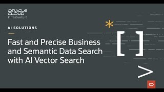 Fast and Precise Business and Semantic Data Search with AI Vector Search