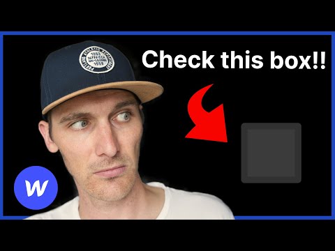 EVERYONE Should be Checking This Box in Webflow!