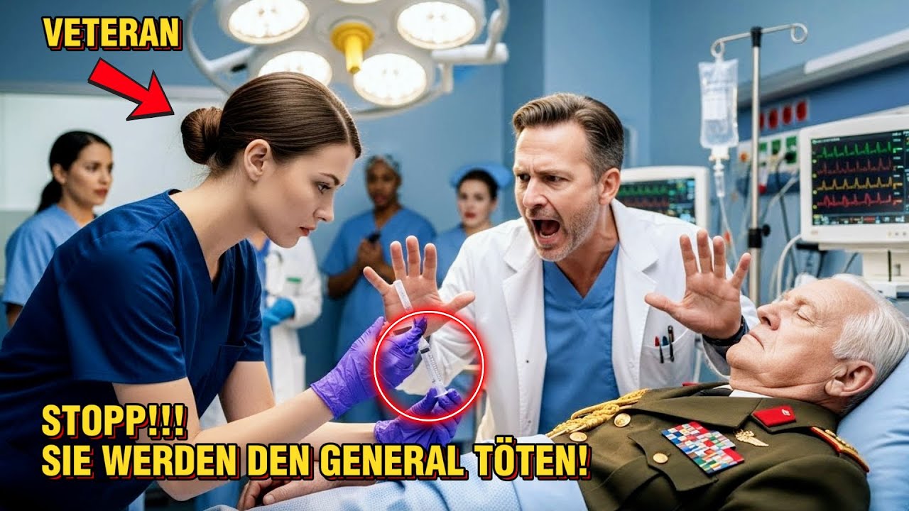 „STOP! Sie verlieren den General!“ schrie der Chirurg – doch sie sah das Gift.
