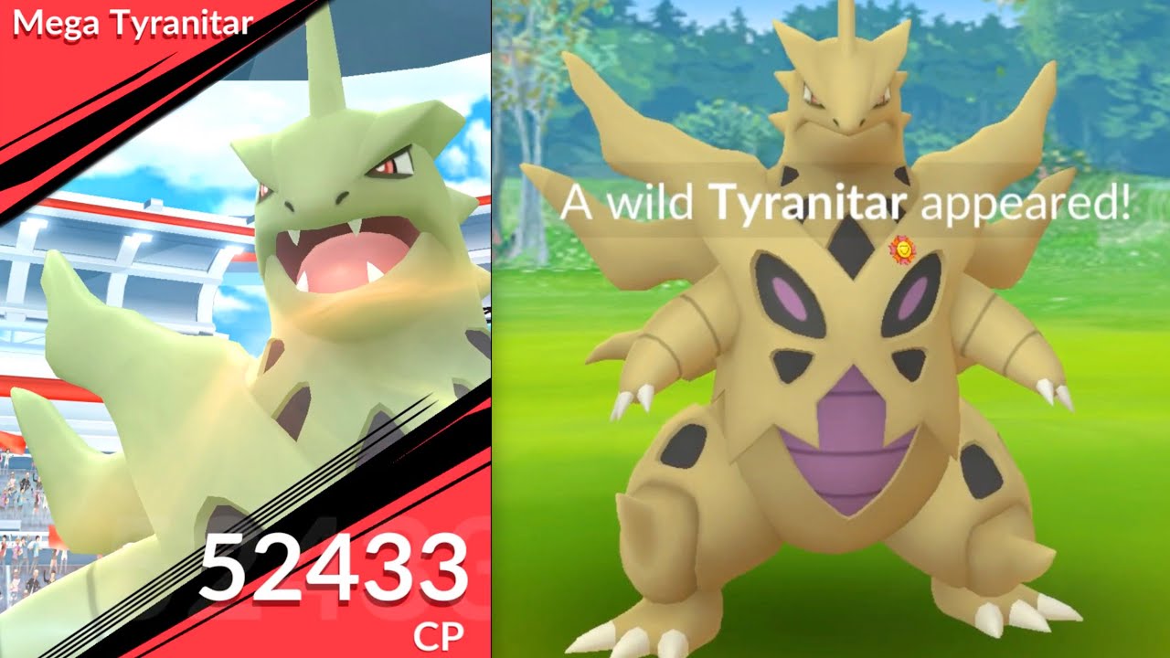 Pokémon Go: Guia Mega Tyranitar Mega Raid – Mundo Apple SJC –Assistência  Premium Apple–