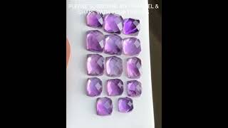 100 carats beautiful amethyst rosecuts available for Sale..