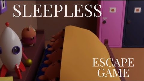 Sleepless Escape Game Walk-through | nicolet_jp escape room game