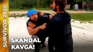 Yasi̇n İle Emre Bi̇rbi̇ri̇ne Gi̇rdi̇ Survivor Ünlüler Gönüllüler