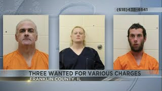 Three Suspects Wanted In Franklin County On Various Charges