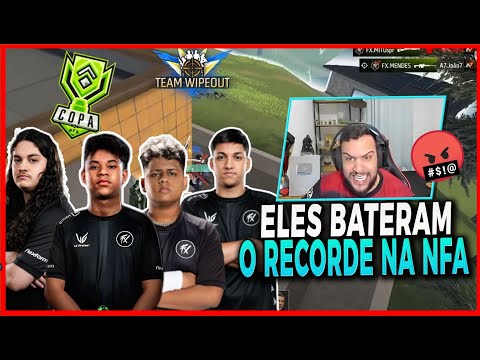 TETEZITO'S REACTION TO FLUXO BREAKING THE KILL RECORD AT COPA NFA