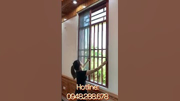 CỬA LƯỚI CHỐNG MUỖI KẾT HỢP RÈM TỔ ONG NGĂN LẠNH #cuachongmuoi #luoichongmuoi - LH: 0948.288.678