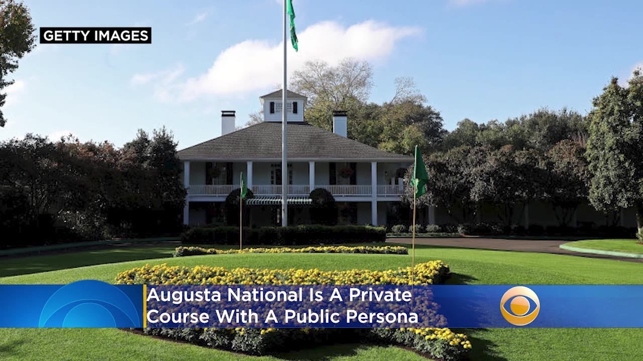 The Masters Augusta National Is A Private Course With A Public Persona