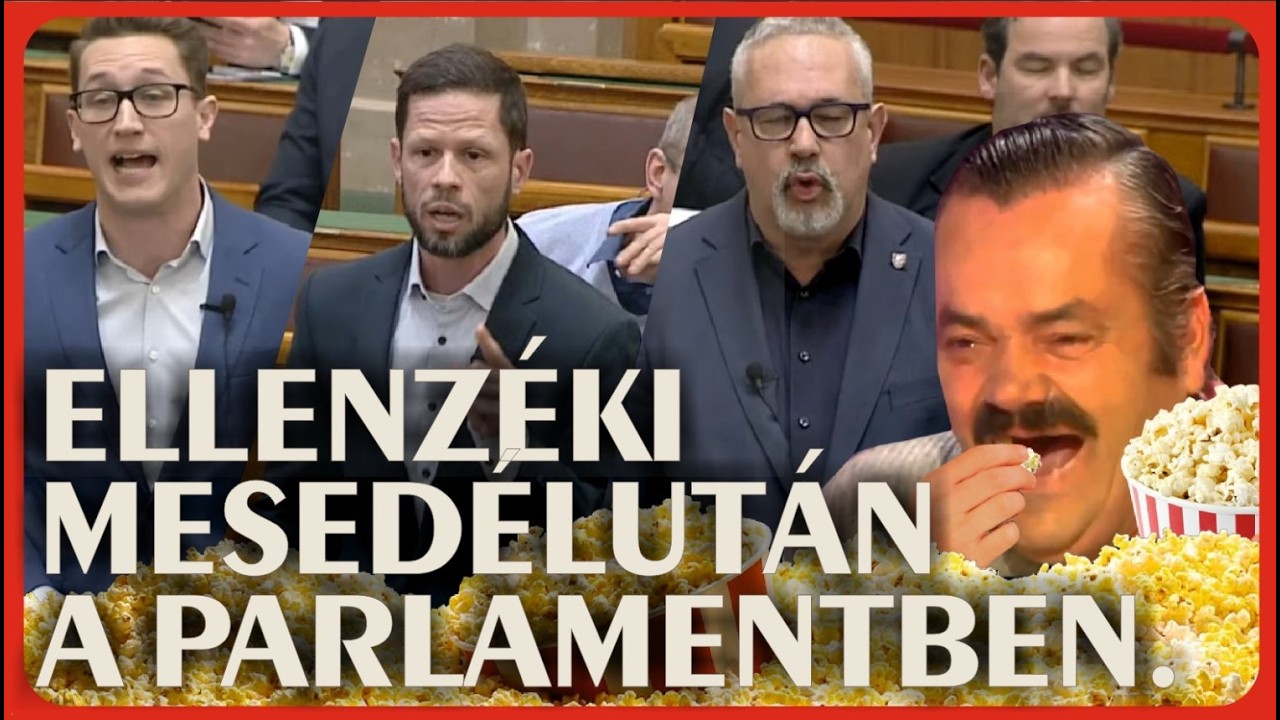 Ellenzéki mesedélután a Parlamentben, Orbán Viktor napirend előtti felszólalása után. 2026.02.23