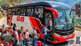 Offroad Bus Simulator 3D Game - Extreme Coach Bus Driving 2026 Game - Andriod Gameplay screenshot 4
