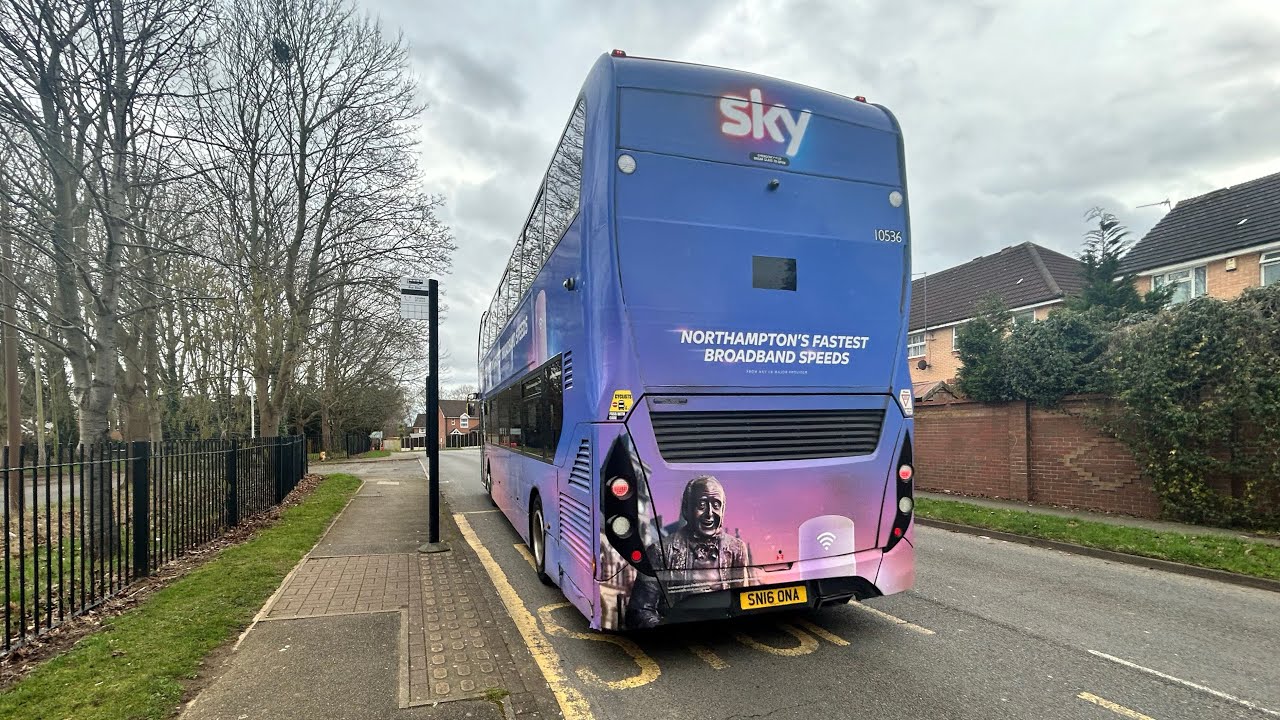 [short] 16 to Ecton Brook | Stagecoach Midlands | ADL Enviro 400 MMC Voith (SN16 ONA - 10536)