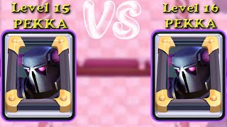 Level 15 PEKKA vs Level 16 PEKKA