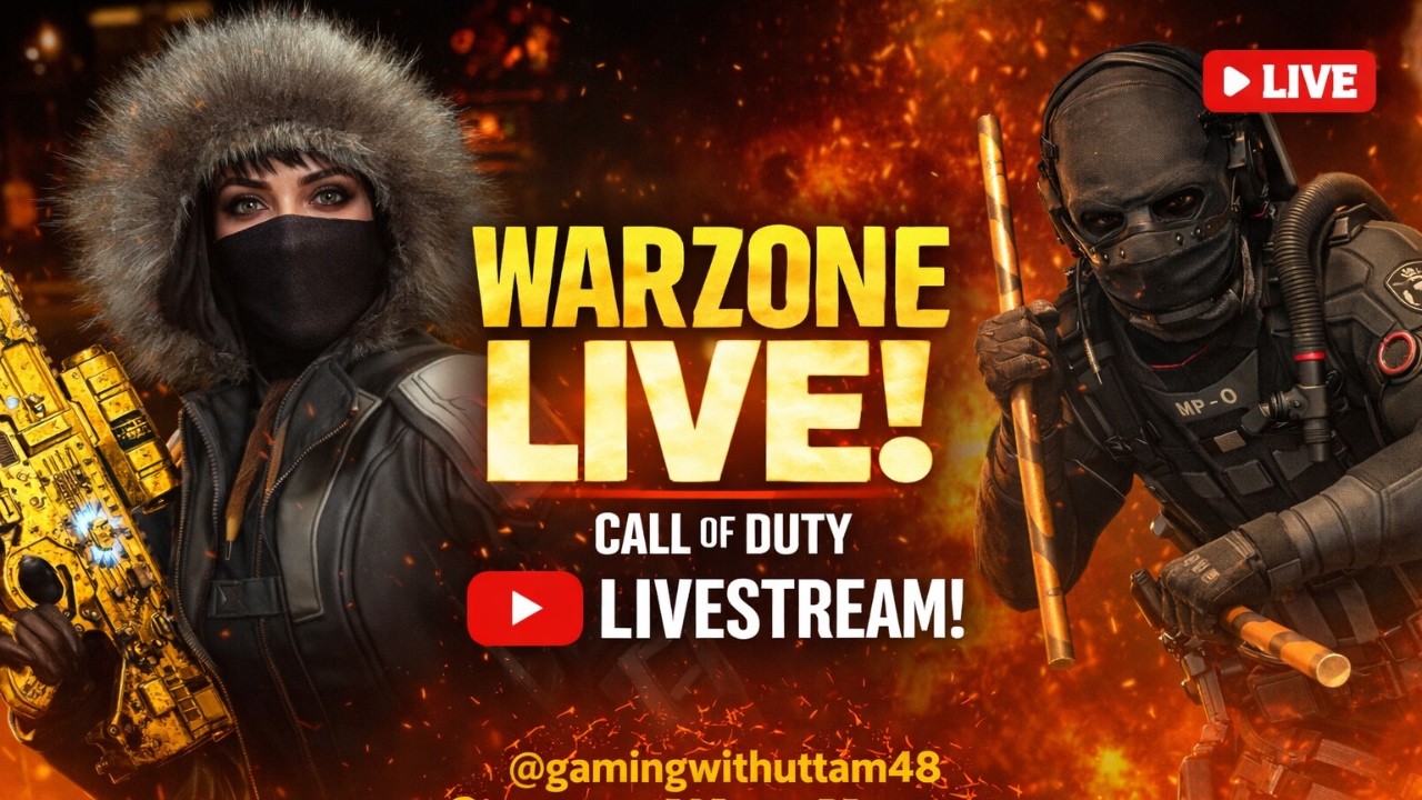 🔴 LIVE: COD Warzone Gameplay | [IND] Uttam Playing Now | Ranked Push ...