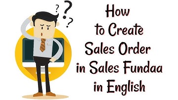 How to create Sales Order in SalesFundaa CRM Software
