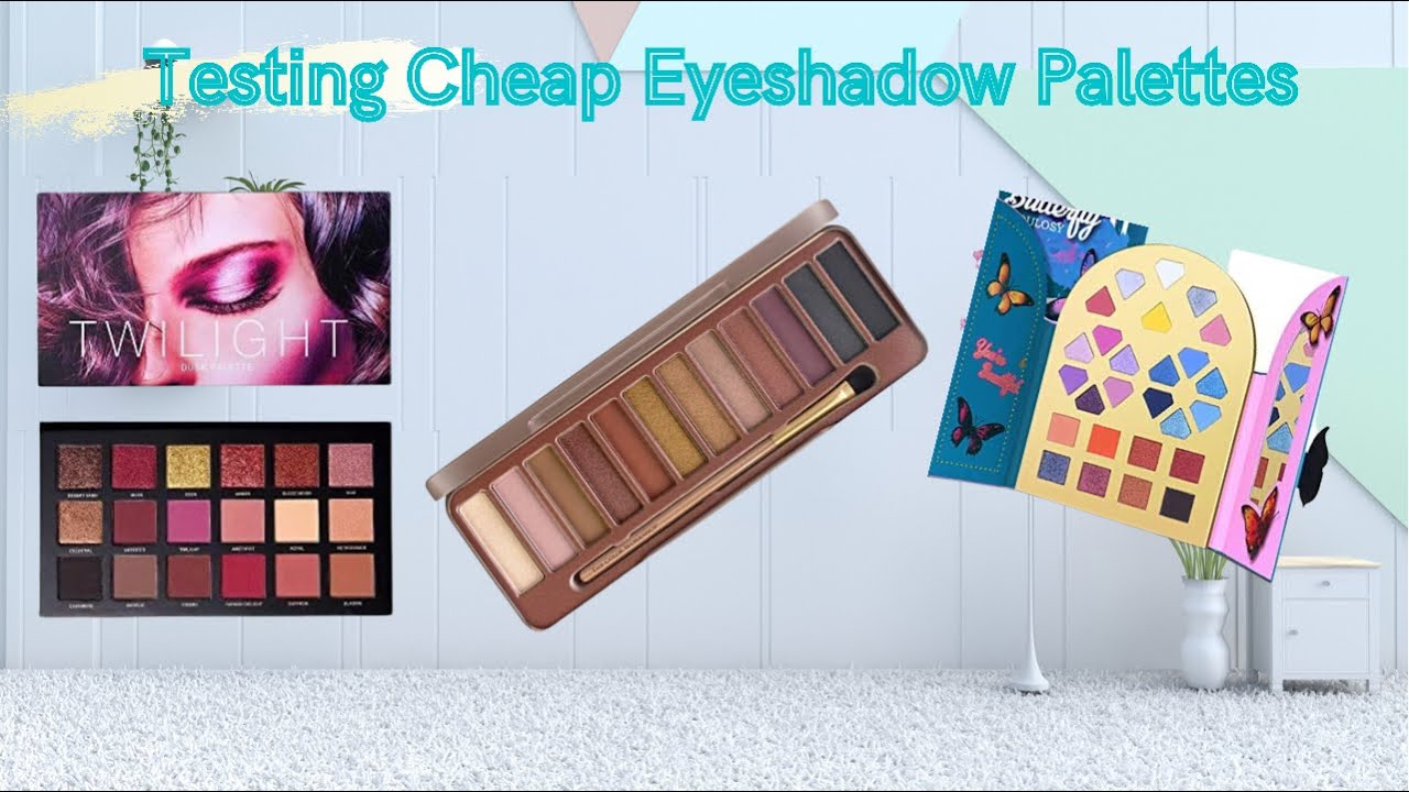 Amazon Cheap Eyeshadow Palettes Review Swatches of 3 Bargain