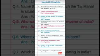 General Knowledge #shorts #gk