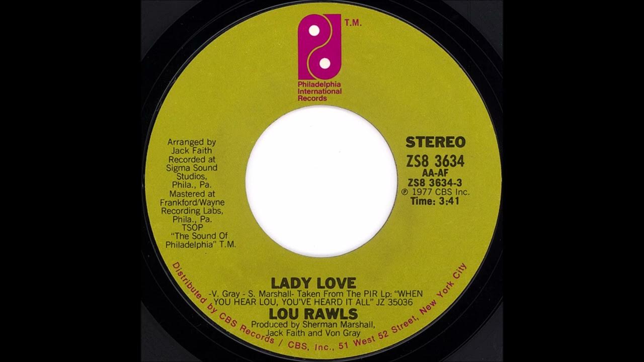Lou rawls lady love youtube