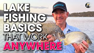 Lake Fishing BASICS that will work ANYWHERE ➡✅ !!