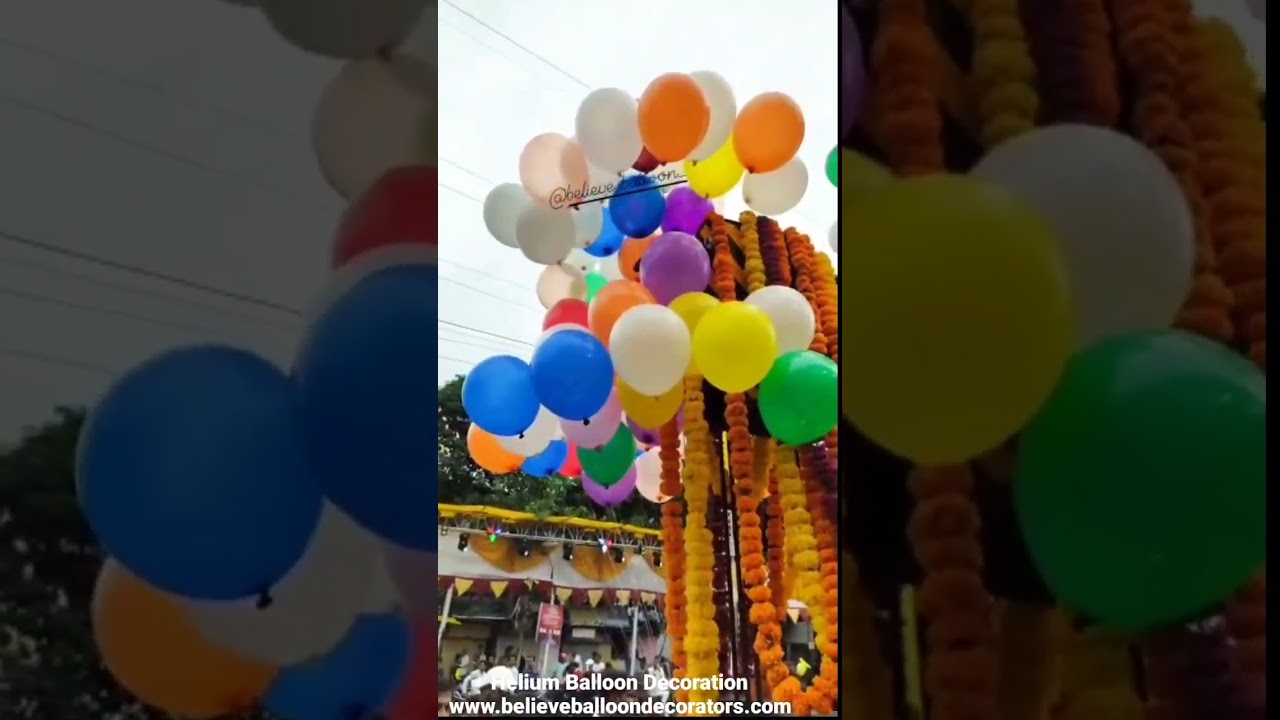 Helium Balloon Decoration - By Believe Balloon Decorators Pune