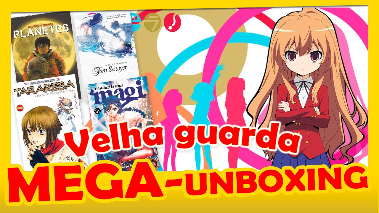 UNBOXING DE MANGÁS VELHA GUARDA, O CLÁSSICO NUNCA MORRE! GIBIMANIA