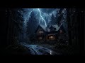 Heavy Rain and Thunder Sounds for Sleep | Calm Night Noise for Deep Rest
