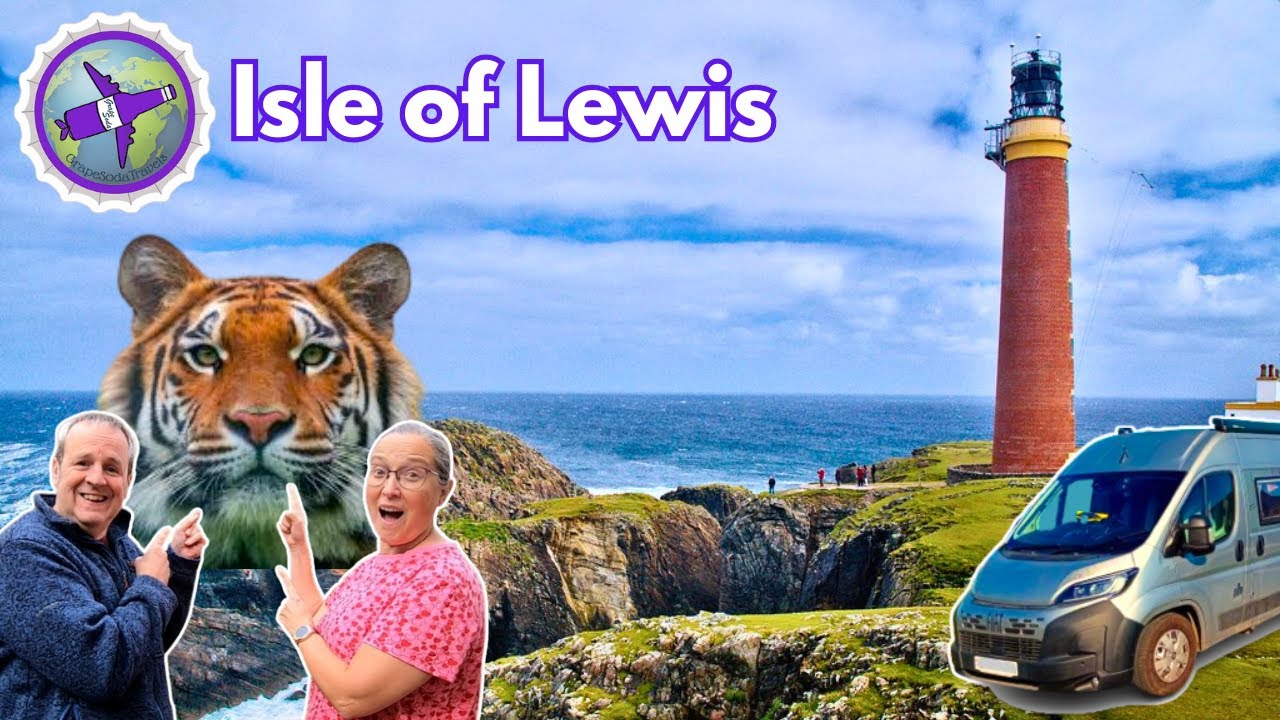 Campervan Road Trip to a CRAZY Campsite! - Finding A TIGER in the Outer Hebrides - Van life UK