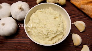 Homemade Ginger Garlic Paste | How to Make Ginger Garlic Paste