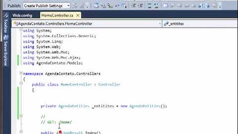 Agenda de Contatos em asp.net MVC [listando contatos 2/2]