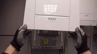Close up look at the Baxi 800 Heat boiler - YouTube