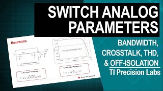 Bandwidth, crosstalk, off-isolation and THD+noise
