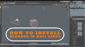How to Install Blender 2.83.3.tar.xz in Kali Linux.