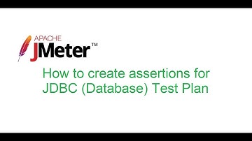 JMeter Beginner Class 12: How to create assertions for JDBC Database Test Plan in JMeter
