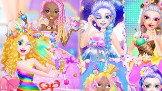 Sweet princess candy makeup game||android Gameplay fashion stylist #2022 screenshot 5