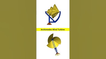 Archimedes Wind Turbine 📌 #windturbine #design #archimedes #mechanism