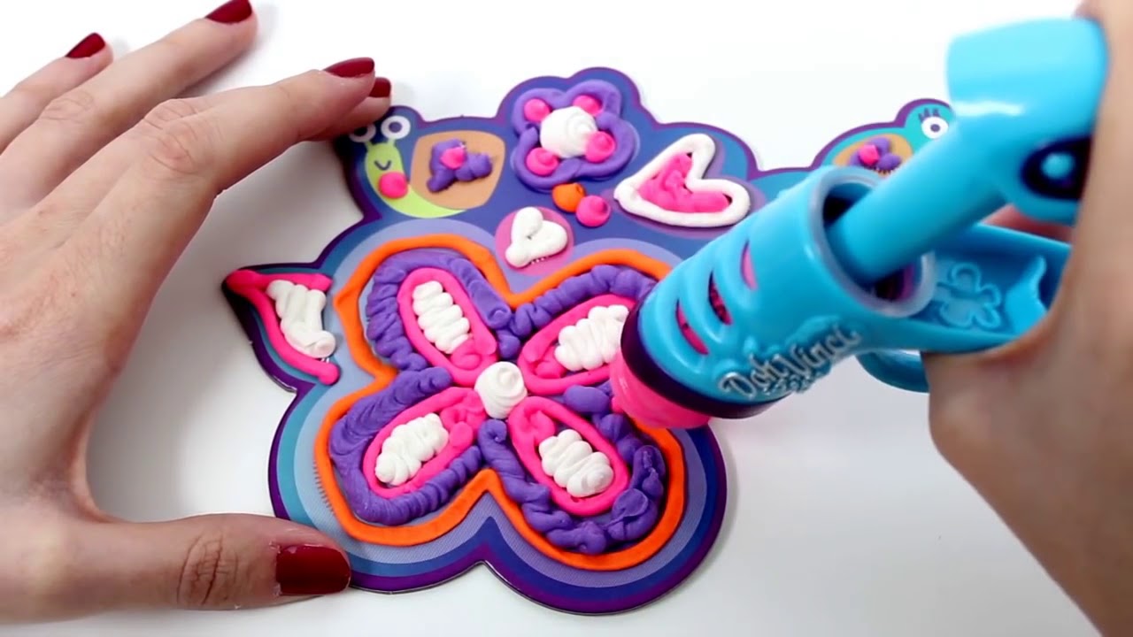 Play Doh Vinci Easel & Storage Case DohVinci Anywhere Art Studio Play