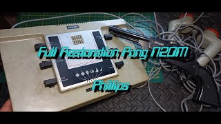 Restoring (for real) a Pong Philips N20M Console, Salut Les Rétros !