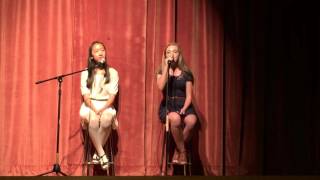 Miranda Song and Erin Greer--Like I'm Gonna Lose You--Unami Talent Show 2016 Miranda Song and Erin Greer--Like I'm Gonna Lose You--Unami Talent Show 2016