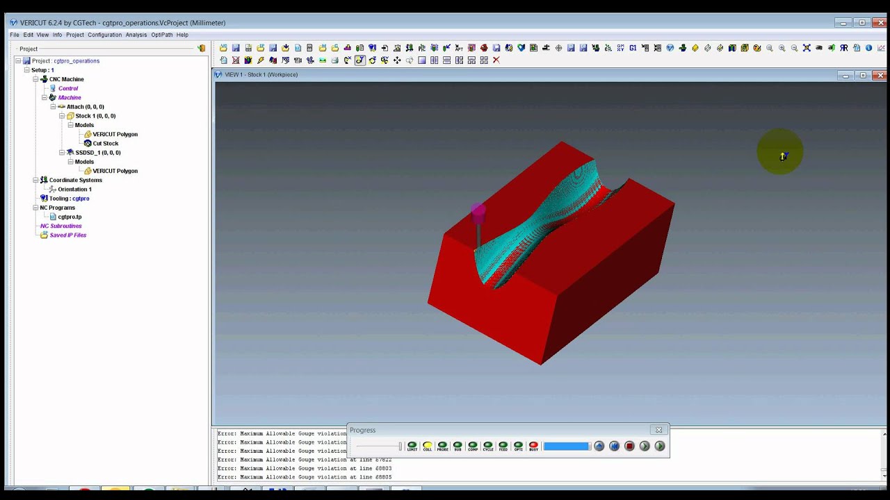 Pro/Engineer CAM Manufacturing(Производство) - YouTube