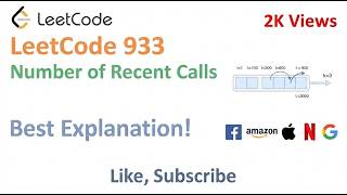 LeetCode 933  Number of Recent Calls - Interview Question Solved In Java Using LinkedList / Queue