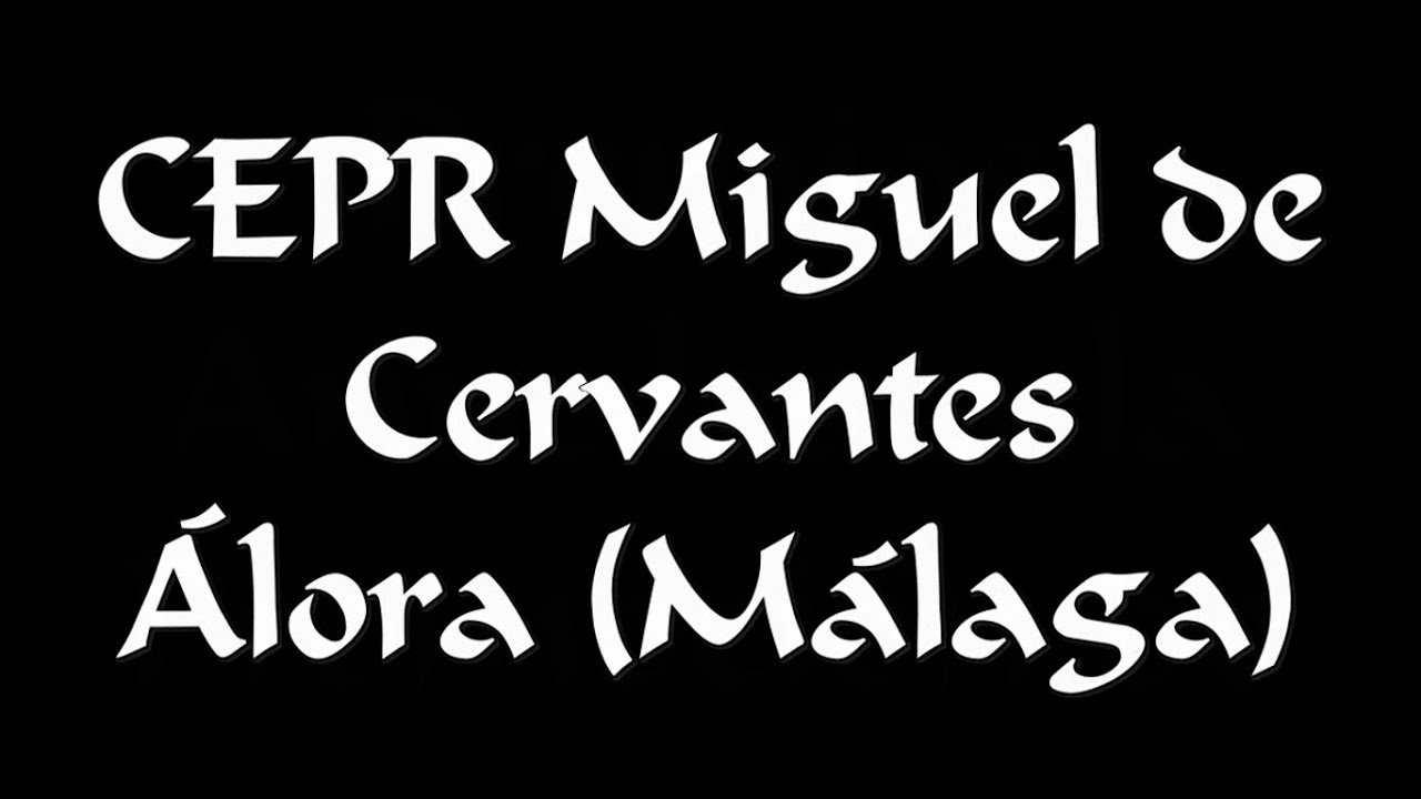 Promoción Paz y Convivencia Escolar Cepr Miguel de Cervantes Álora (Málaga)