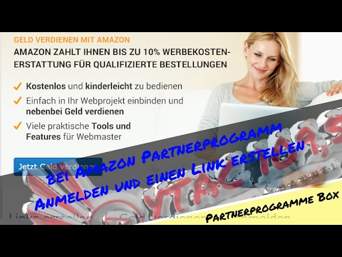 AMAZON Partnerprogramm anmelden