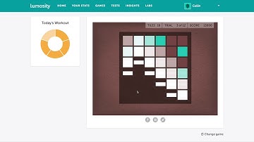 Lumosity - Memory Matrix