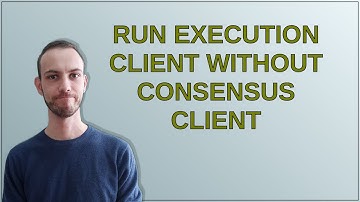 Run Execution Client without Consensus Client