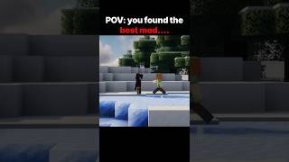 pov you found the best mod... #gaming #minecraft #minecraftshorts #shorts