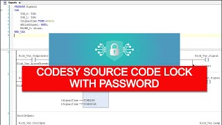 How to Lock and Protect your Codesys Source Code with a Password - Codesys Source code Lock